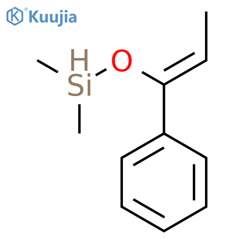Silane, dimethyl[[(1Z)-1-phenyl-1-propenyl]oxy]- structure