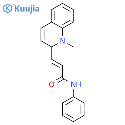 (e)-3-(1-methylquinolin-1-ium-2-yl)-n-phenylprop-2-enamide;iodide structure