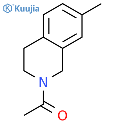 Ethanone,1-(3,4-dihydro-7-methyl-2(1H)-isoquinolinyl)- structure