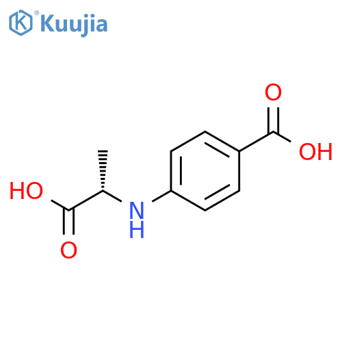 Benzoic acid,4-[[(1S)-1-carboxyethyl]amino]- structure