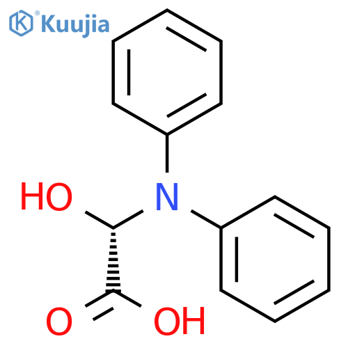 Acetic acid, (diphenylamino)hydroxy-, (2S)- structure