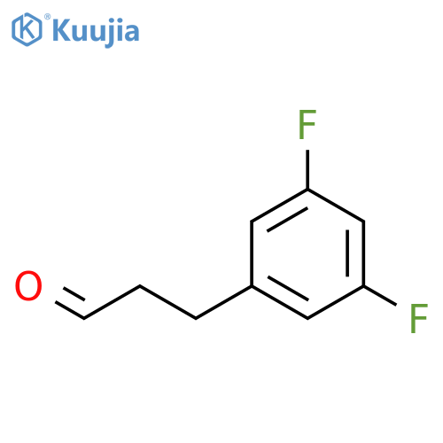 3-(3,5-difluorophenyl)propanal structure