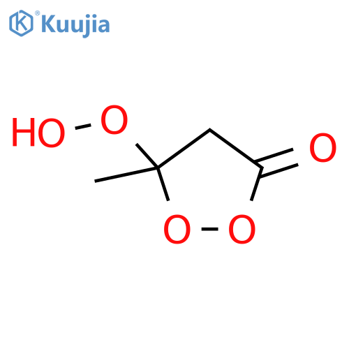 5-hydroperoxy-5-methyldioxolan-3-one structure