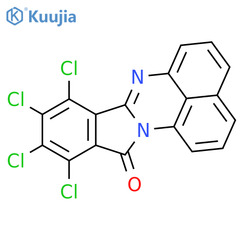 8,9,10,11-Tetrachloro-12H-isoindolo-2,1-aperimidin-12-one structure