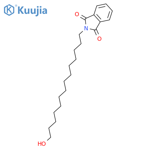 1H-ISOINDOLE-1,3(2H)-DIONE, 2-(14-HYDROXYTETRADECYL)- structure