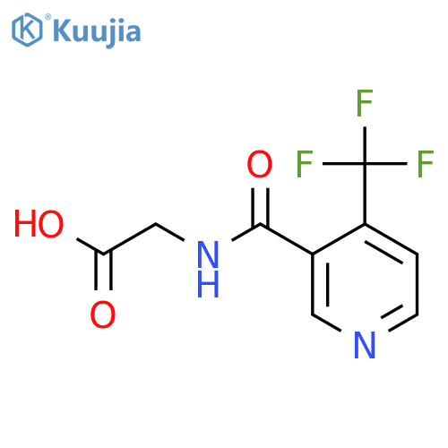 4-(Trifluoromethyl)nicotinoyl Glycine structure