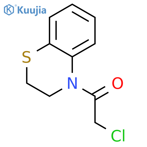 4-(CHLOROACETYL)-3,4-DIHYDRO-2H-1,4-BENZOTHIAZINE structure
