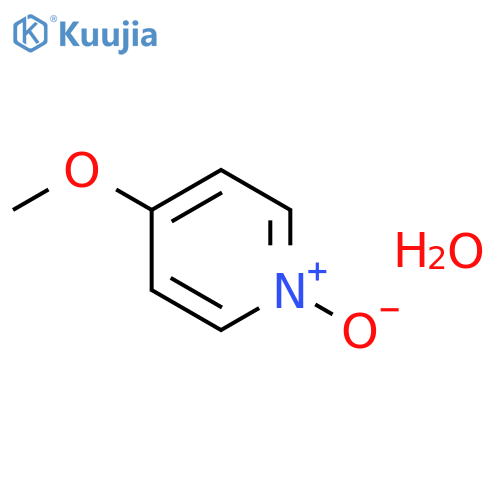 4-Methoxypyridine N-Oxide Hydrate structure