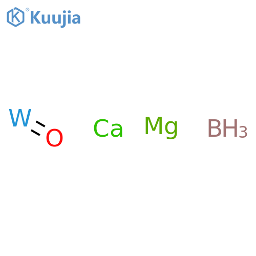 Boron calcium magnesium tungsten oxide structure