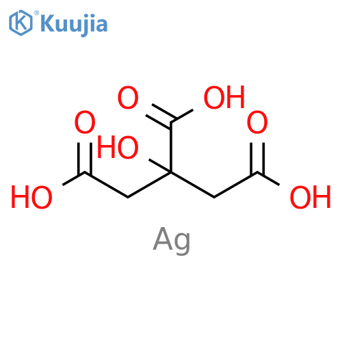 1,2,3-Propanetricarboxylic acid, 2-hydroxy-, disilver(1+) salt structure