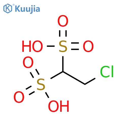 1,1-ETHANEDISULFONIC ACID, 2-CHLORO- structure