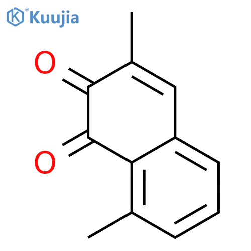 3,8-dimethylnaphthalene-1,2-dione structure