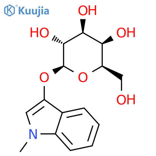 1-Methyl-3-indolyl-β-D-galactopyranoside structure