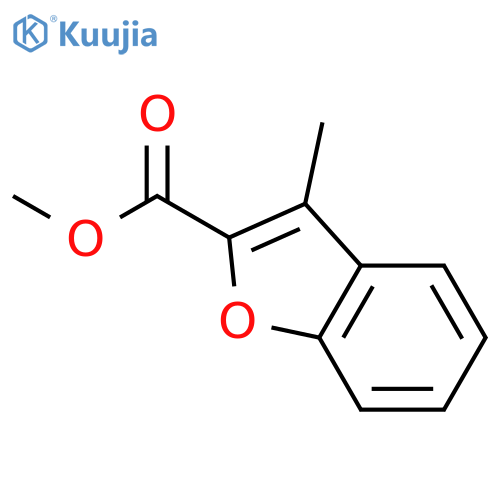3-Methylbenzofuran-2-carboxylic Acid Methyl Ester structure