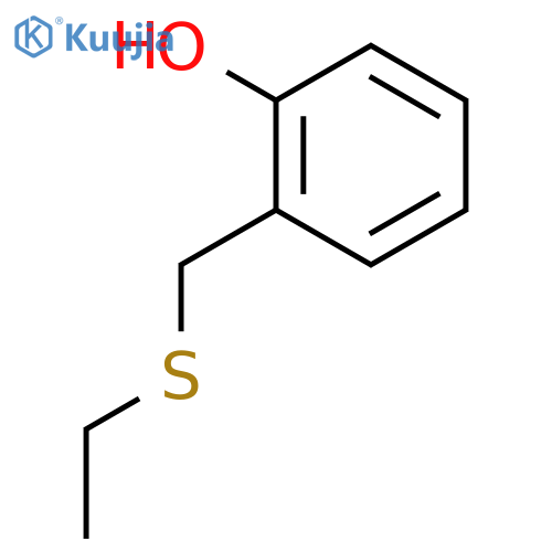2-ETHYLTHIOMETHYLPHENOL structure