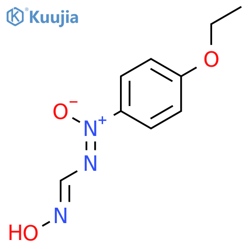 Diazenecarboxaldehyde, (4-ethoxyphenyl)-, oxime, 2-oxide (9CI) structure