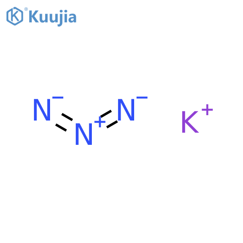 Potassium azide (K(N3)) structure