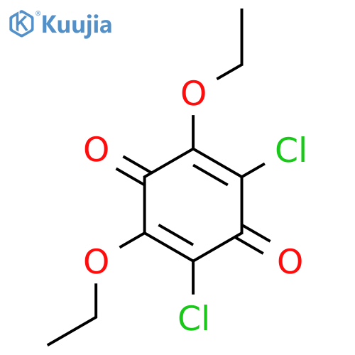 2,6-Dichloro-3,5-diethoxycyclohexa-2,5-diene-1,4-dione structure