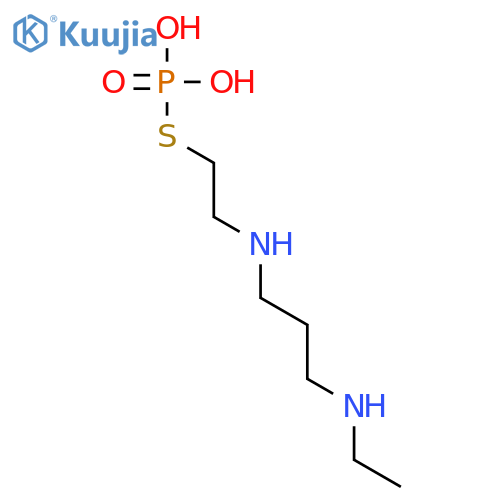 S-(2-{[3-(ethylamino)propyl]amino}ethyl) dihydrogen phosphorothioate structure
