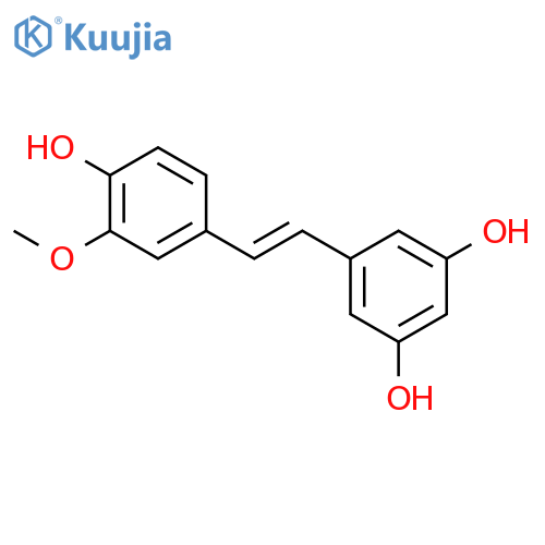 3,4',5-Trihydroxy-3'-methoxy-stilben structure