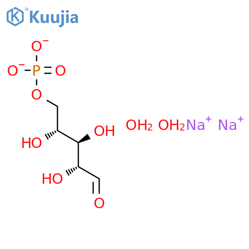 D-Ribose, 5-(dihydrogenphosphate), disodium salt, dihydrate (9CI) structure
