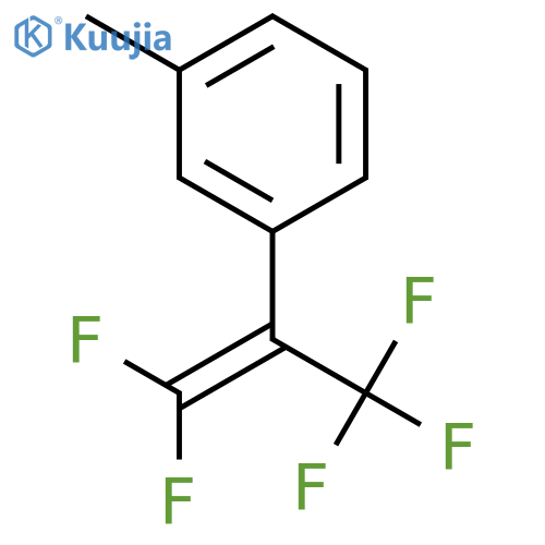 Benzene, 1-[2,2-difluoro-1-(trifluoromethyl)ethenyl]-3-methyl- structure