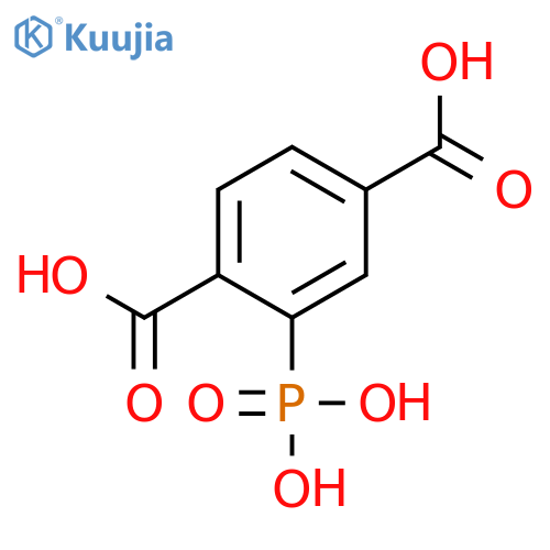 1,4-Benzenedicarboxylic acid, 2-phosphono- structure