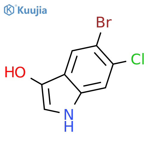1H-Indol-3-ol, 5-bromo-6-chloro- structure