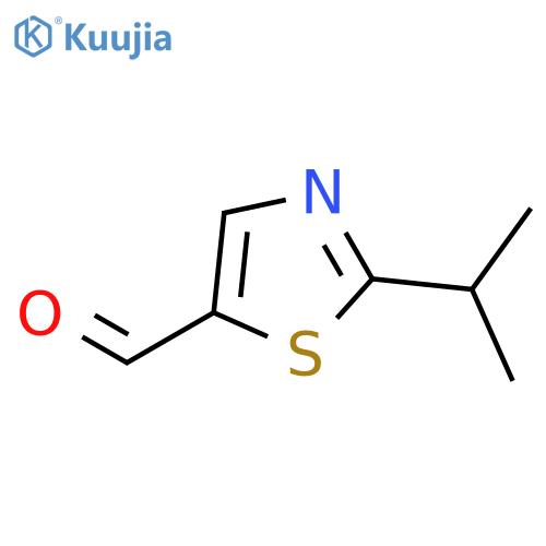 2-(propan-2-yl)-1,3-thiazole-5-carbaldehyde structure