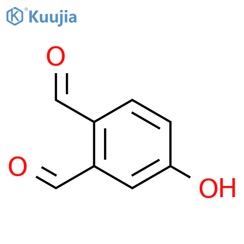 1,2-Benzenedicarboxaldehyde, 4-hydroxy- structure