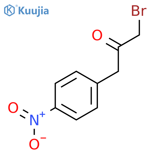 2-Propanone, 1-bromo-3-(4-nitrophenyl)- structure