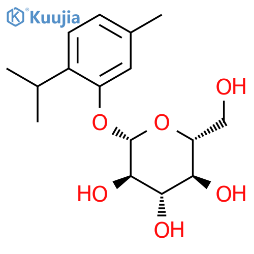 thymol-b-d-glucopyranoside structure