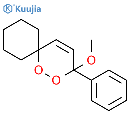 1,2-Dioxaspiro[5.5]undec-4-ene, 3-methoxy-3-phenyl- structure