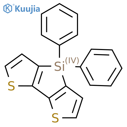 7,7-Diphenyl-7H-3,4-dithia-7-sila-cyclopenta[a]pentalene structure