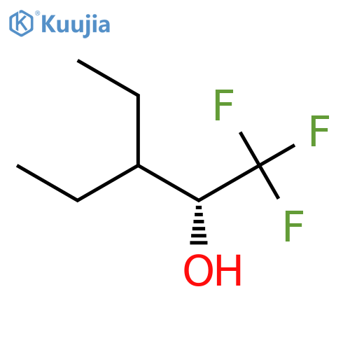 (2R)-3-ethyl-1,1,1-trifluoropentan-2-ol structure
