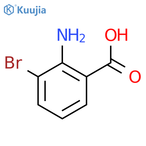 2-Amino-3-bromobenzoic acid structure