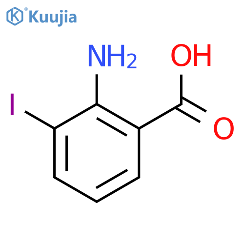 2-Amino-3-iodobenzoic acid structure