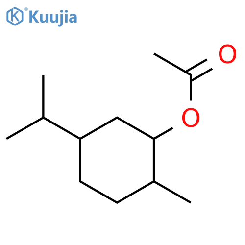 (1α,2α,5α)-5-(isopropyl)-2-methylcyclohexyl acetate structure