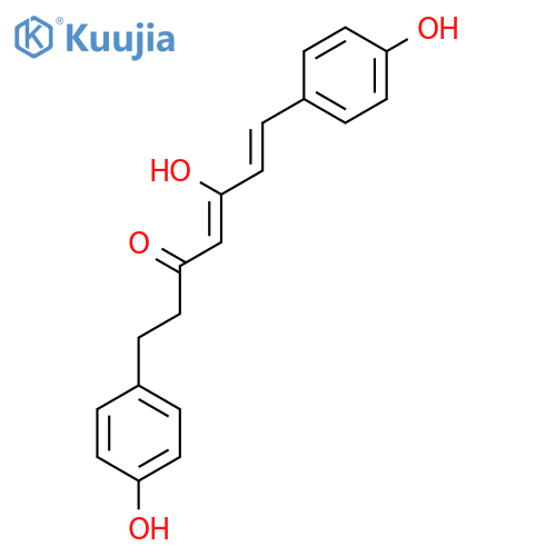 1,7-Bis(4-hydroxyphenyl)-3-hydroxy -1,3-heptadien-5-one structure