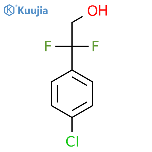 2-(4-chlorophenyl)-2,2-difluoroethan-1-ol structure