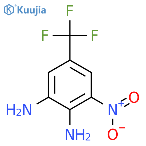 3-Nitro-5-(trifluoromethyl)benzene-1,2-diamine structure