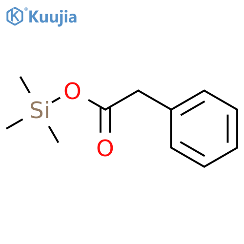 Benzeneacetic acid,trimethylsilyl ester structure