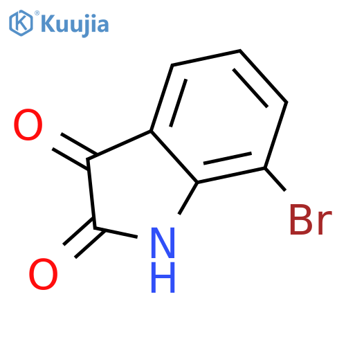 7-bromo-2,3-dihydro-1H-indole-2,3-dione structure