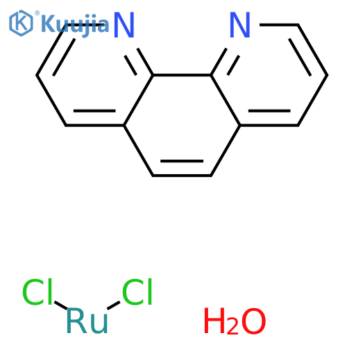 Dichlorotris(1,10-phenanthroline)ruthenium(II) hydrate structure