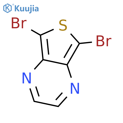 5,7-dibromothieno3,4-bpyrazine structure