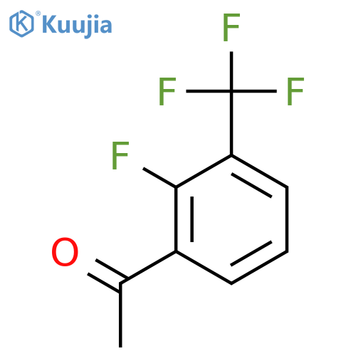 2'-Fluoro-3'-(trifluoromethyl)acetophenone structure