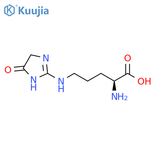 N5-(4,5-Dihydro-5-oxo-1H-imidazol-2-yl)-L-ornithine structure