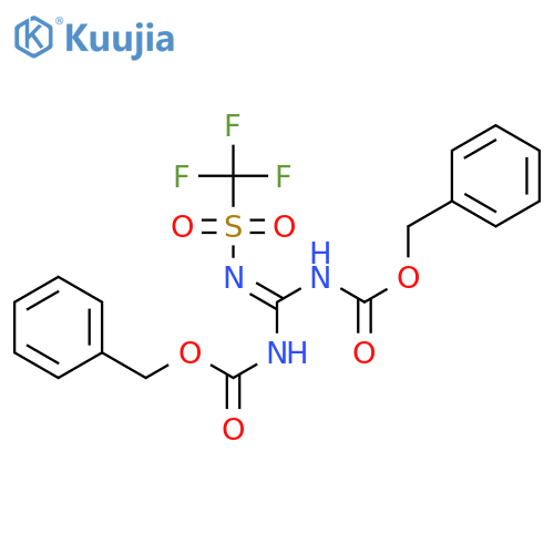 1,3-Di-z-2-(trifluoromethylsulfonyl)guanidine structure
