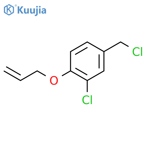 Benzene, 2-chloro-4-(chloromethyl)-1-(2-propenyloxy)- structure