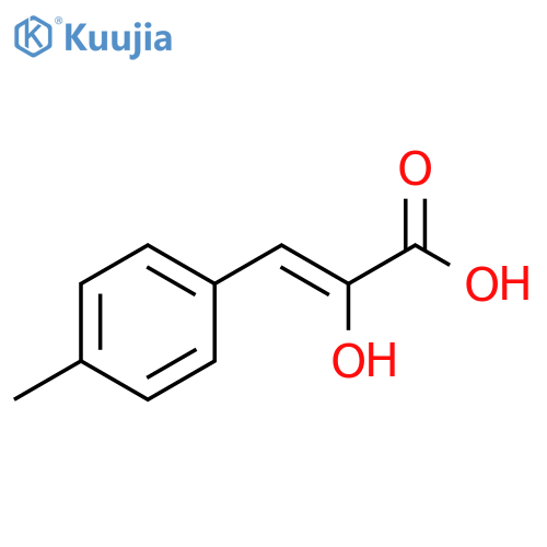 2-Propenoic acid, 2-hydroxy-3-(4-methylphenyl)-, (2Z)- structure